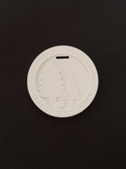 colgante de yeso(Navidad)